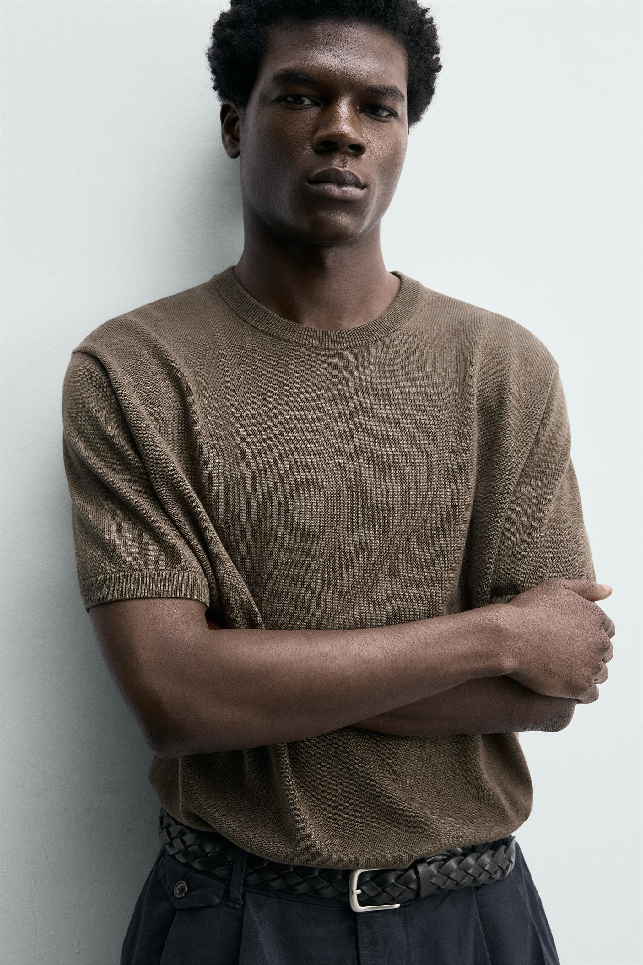 KNIT REGULAR FIT T-SHIRT